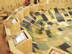 knitting in progress